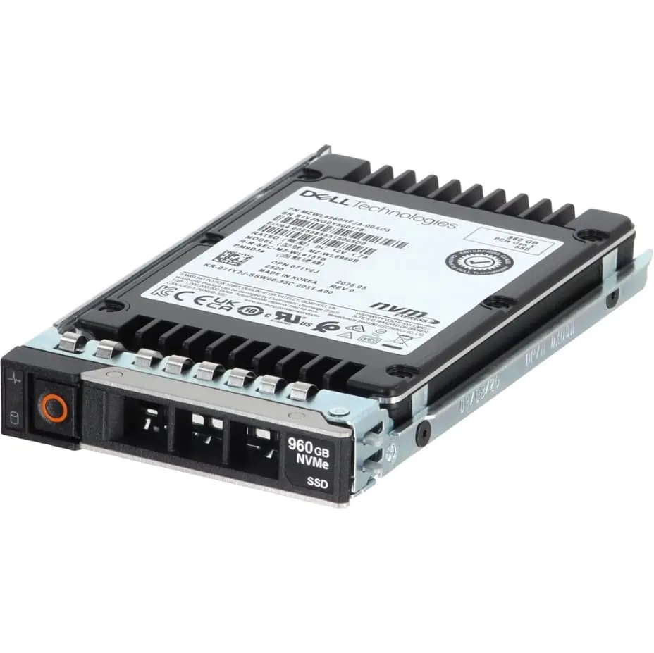 Dell PM9D3a 960GB NVMe Gen5 RI TLC 2.5 SSD | P/N: 071Y2J 